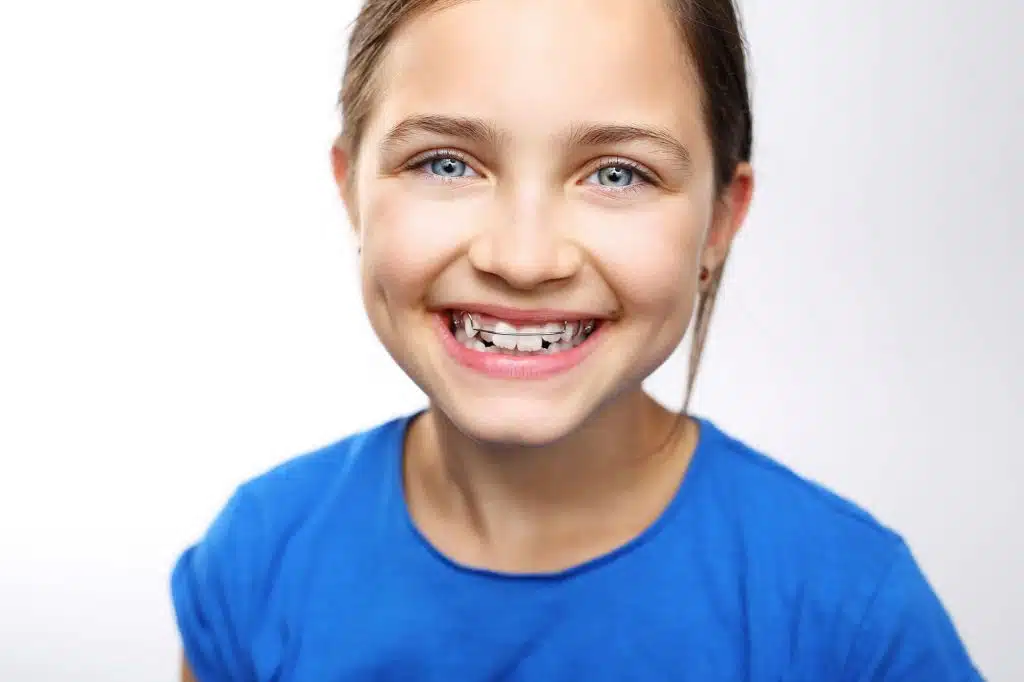 Child with braces